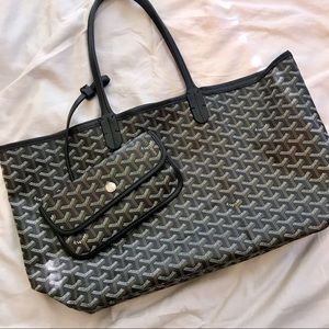 Tote Bag and Sunglasses Case Goyard Style